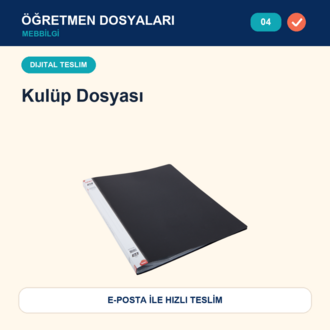 04-Maarif Modeli Uyumlu Kulüp Dosyası — Dijital Teslim