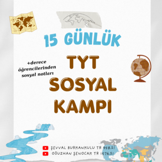 15 GÜNLÜK EFSANE TYT SOSYAL KAMPI! GÜNCEL 2026