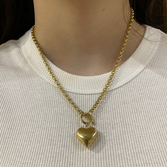 Gold/Silver Kalpli Kolye