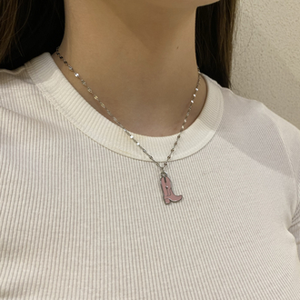 Pembe Çizme Kolye