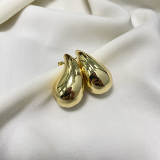 Gold/Gümüş Damla Küpe