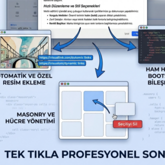 Dakikalar İçinde Profesyonel Web Sayfaları  Bootstrap Web Editörü (Kurulum Gerektirmez)
