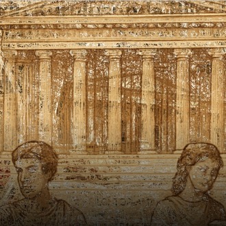 Antik İskenderiye Kütüphanesi Cephe Tasarımı (A3)