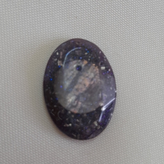 Oval mini sedefli kolye