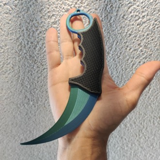  CS2 Karambit | 3D Baskı Dekoratif Bıçak | Koleksiyonluk Tasarım