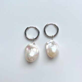 Silver Baroque Earrings