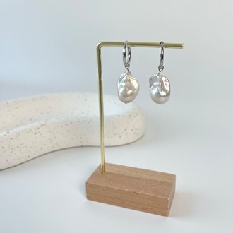 Silver Baroque Earrings