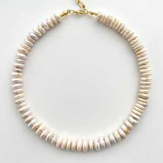 Disk incili Choker Model Kolye