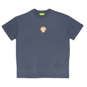 Unisex İstridye Baskılı %100 Pamuk Tshirt