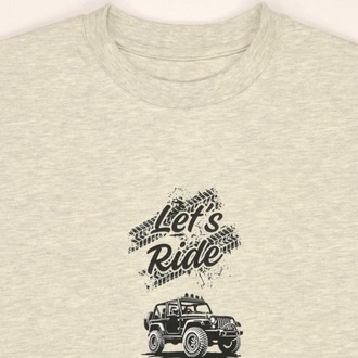Unisex Off Road Temalı Baskılı %100 Pamuk Tshirt