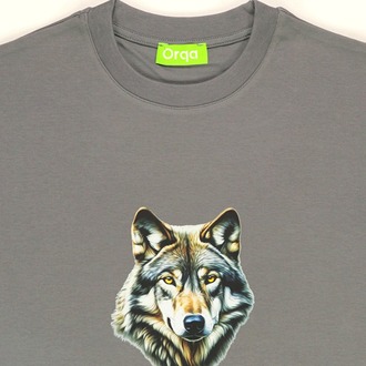 Unisex Kurt Baskılı %100 Pamuk Basic Tshirt
