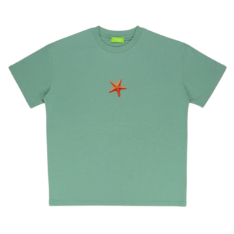 Unisex Deniz Yıldızı Baskılı %100 Pamuk Tshirt