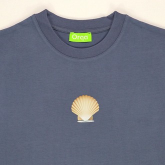 Unisex İstridye Baskılı %100 Pamuk Tshirt