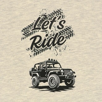 Unisex Off Road Temalı Baskılı %100 Pamuk Tshirt