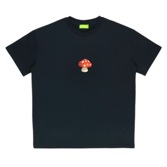 Unisex Mantar Baskılı %100 Pamuk Tshirt