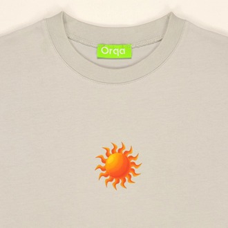 Unisex Güneş Baskılı %100 Pamuk Tshirt