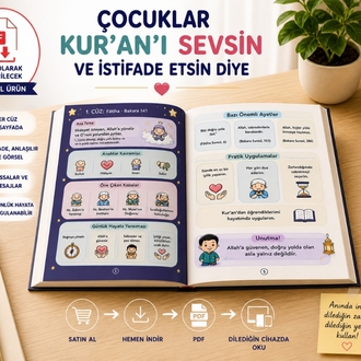 Çocuklar İçin Kuran-ı Kerim 30 sayfa (pdf) baskı size ait