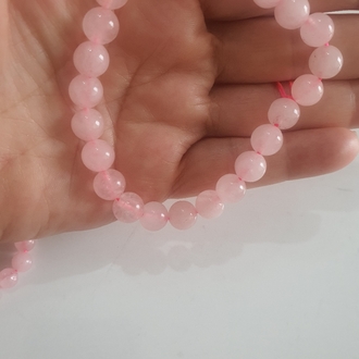 Pembe Kuvars 8mm bileklik