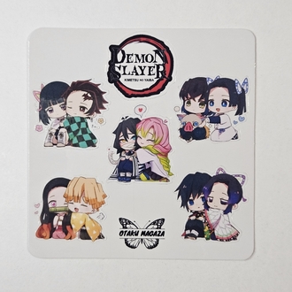 Demon Slayer Lovers Sticker Set 