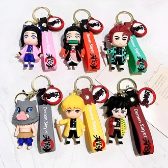 Demon Slayer Figür Anahtarlık(Sticker hediyeli)