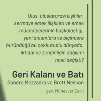 Geri Kalanı ve Batı