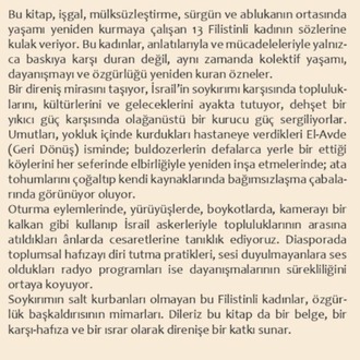 Filistinli Radikal Kadınlarla Söyleşiler