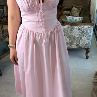 Amoura Pembe Elbise 