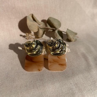 Gold Wave Küpe