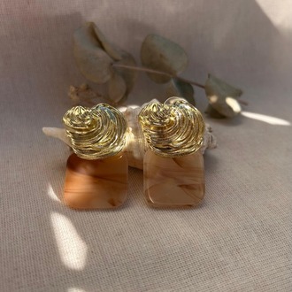 Gold Wave Küpe
