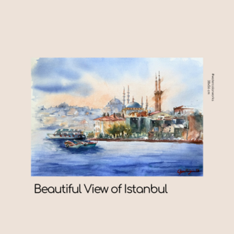 Beautiful View of İstanbul (Güzel bir İstanbul Manzarası)