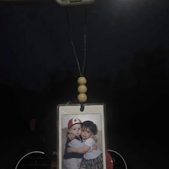 Resimli dikiz ayna süsü