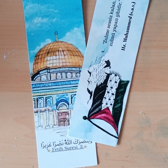 Kubbet us Sahra Çerçeve ve Kitap ayracı