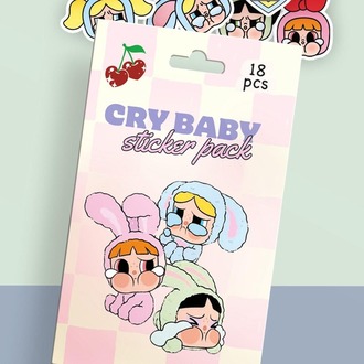 CRY BABY 18'Lİ STİCKER 