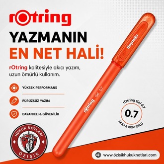 ROTRİNG GEL KALEM (KIRMIZI)