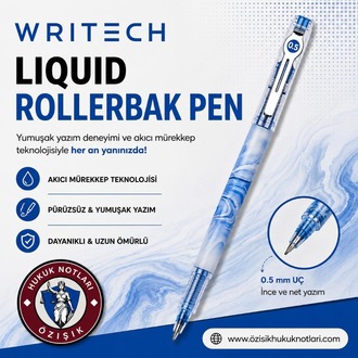 WRİTECH-LIQUID TÜKENMEZ KALEM (MAVİ)