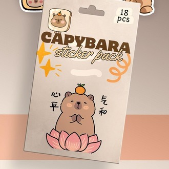 CAPY BARA 18Lİ STICKER