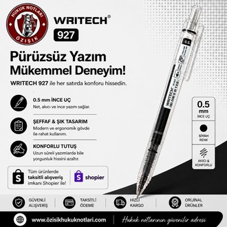  WRITECH TÜKENMEZ KALEM (SİYAH)