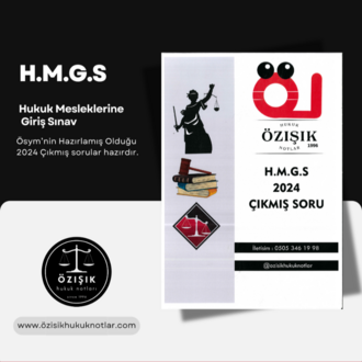 Hmgs-2024 Çıkmış Sorular