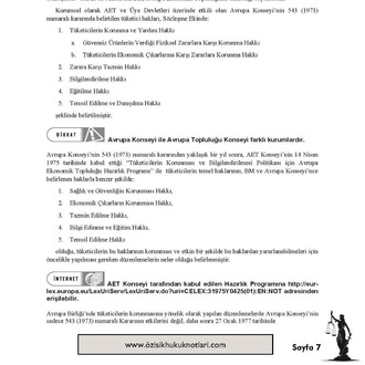 TÜKETİCİ HUKUKU / VİZE / TEK DÖNEM