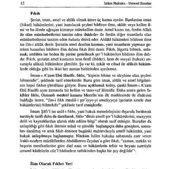 İSLAM HUKUKU /VİZE-FİNAL / TEK DÖNEMİ