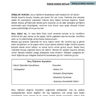 BORÇLAR (GENEL) HUKUKU-GÜZ.DÖNEMİ.VİZE.(B).CLASS