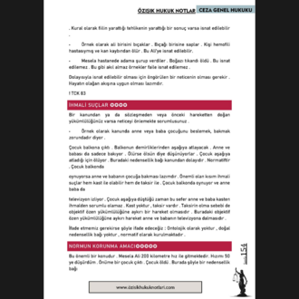 CEZA (GENEL) HÜKÜMLER -GÜZ DÖNEMİ VİZE (A) Class