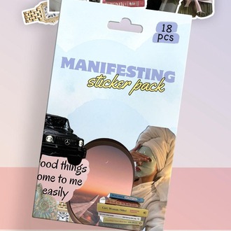 MANIFESTING-18'Lİ STİCKER