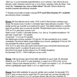 İNFAZ HUKUKU / TEK  / TEK DÖNEM