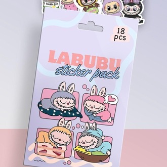 LABUBU STİCKER 18'Lİ