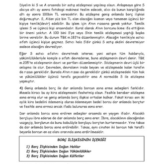 BORÇLAR (GENEL) HUKUKU-GÜZ.DÖNEMİ.VİZE.(B).CLASS