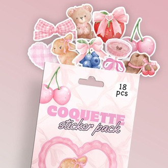 COQUETTE 18'Lİ STİCKER