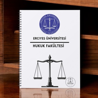 (ERCİYES-HUKUK)-DEFTERİ Geleceğin Hukukçularına Özel !