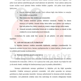 TİCARET (ŞİRKETLER) HUKUKU - BAHAR DÖNEMİ (FİNAL) .(B).CLASS