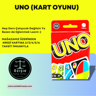 UNO OYUN KARTLARI